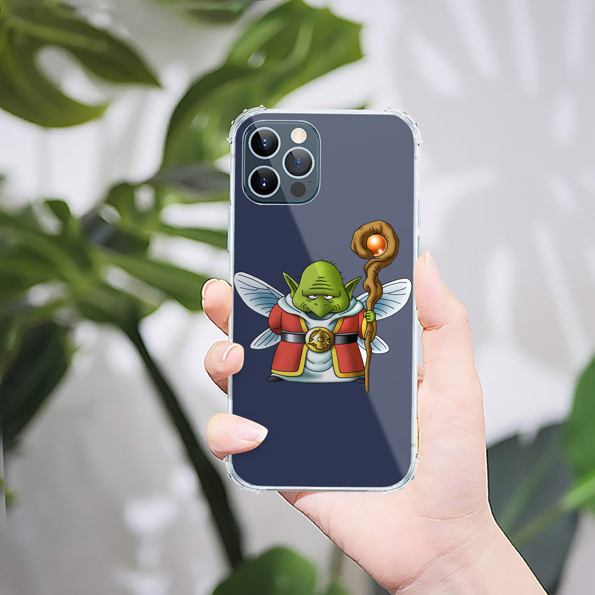 （画像用） ドラゴンクエスト Doragon Kuesuto Dragon Quest 【iPhone 12シリーズ対応】透明スマホケース（クリアソフトケース）